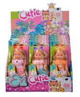 Bábika Evička Cutie, 3 druhy, DP12